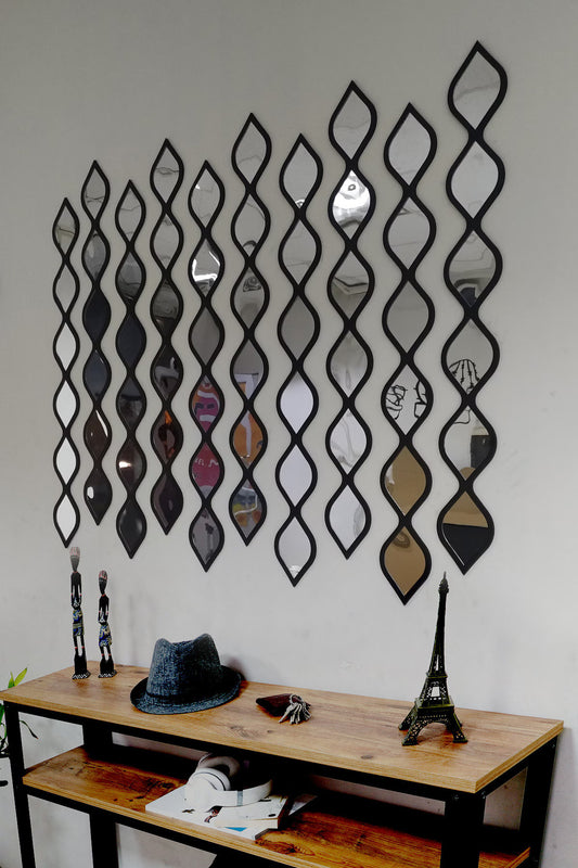 Water Drop Decorative mirrors available in 4 colors entryway mirror