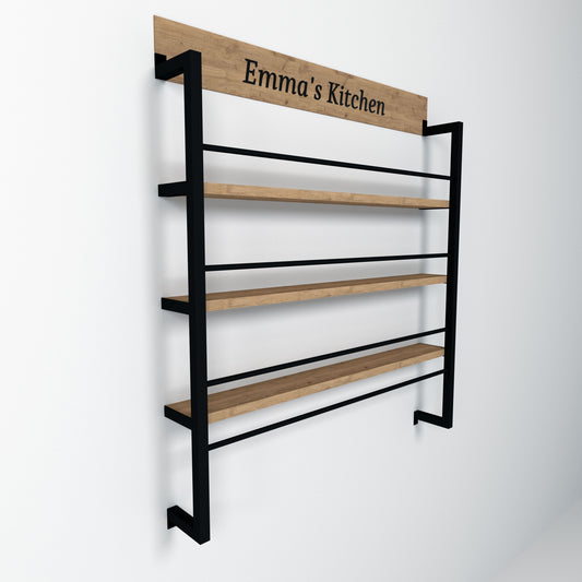 Hanging Spice Rack with Three Levels and Customazible