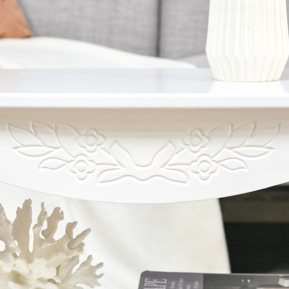 Coffee Table, 94Lx44Wx42H cm-White