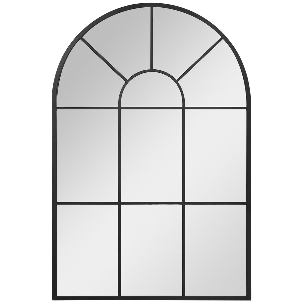 Elegant Arched Black Wall Mirror - Transform Your Space with Style!