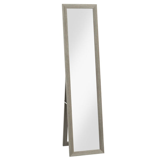 Versatile HOMCOM Farmhouse Full-Length Mirror: Wall-Hanging & Freestanding Design