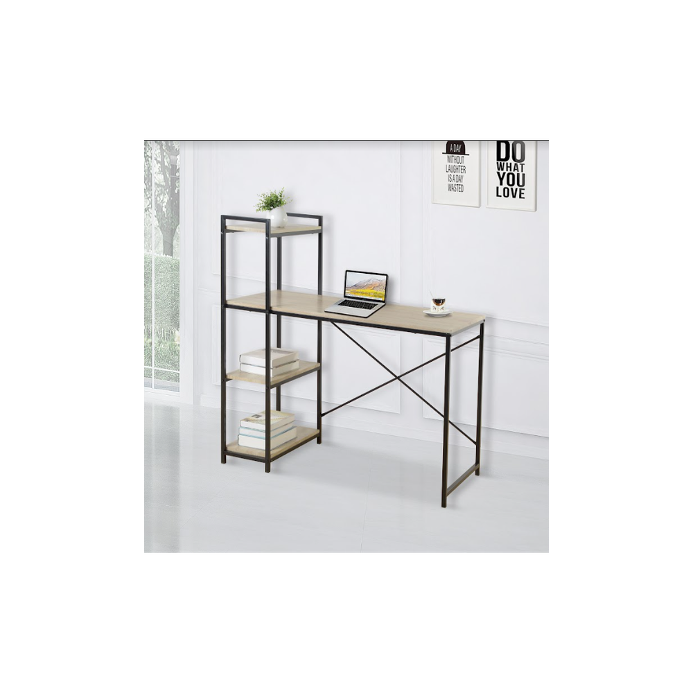 Home Study Desk with Both Side Shelf- TAVOLO