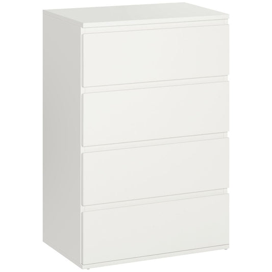 Chest of Drawers, 4 Drawers White