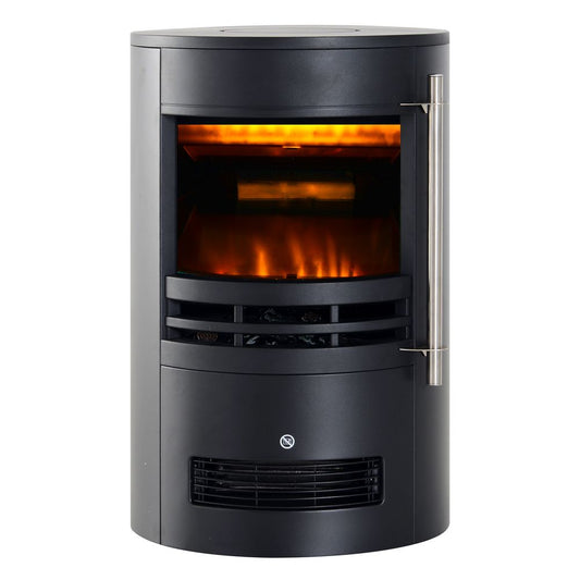 Electric Fireplace Heater 900W/1800W-Black