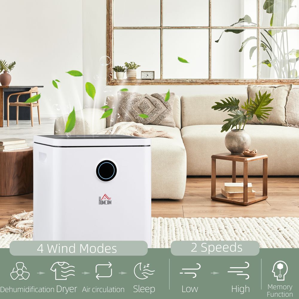 10L/Day 2500ML Portable Quiet Dehumidifier Home Laundry Room Electric Moisture